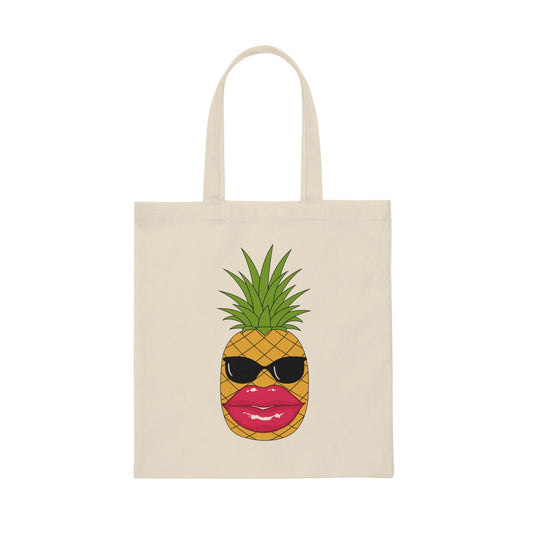 Canvas Tote Bag, Bougie Pineapple