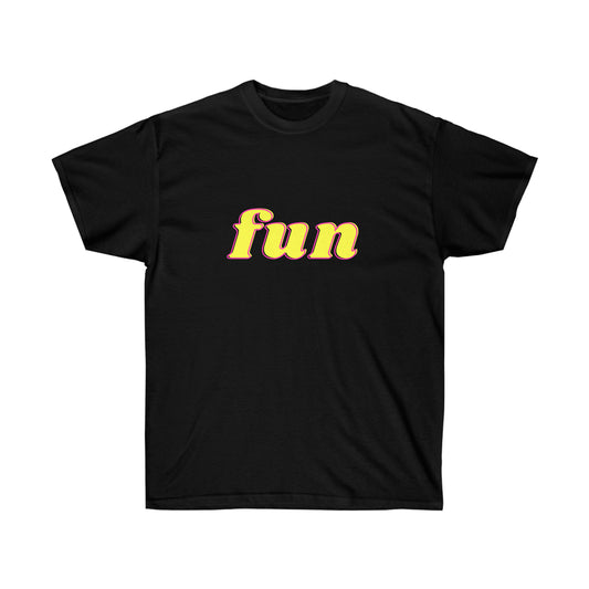 Unisex Ultra Cotton Tee fun - Yellow and Pink