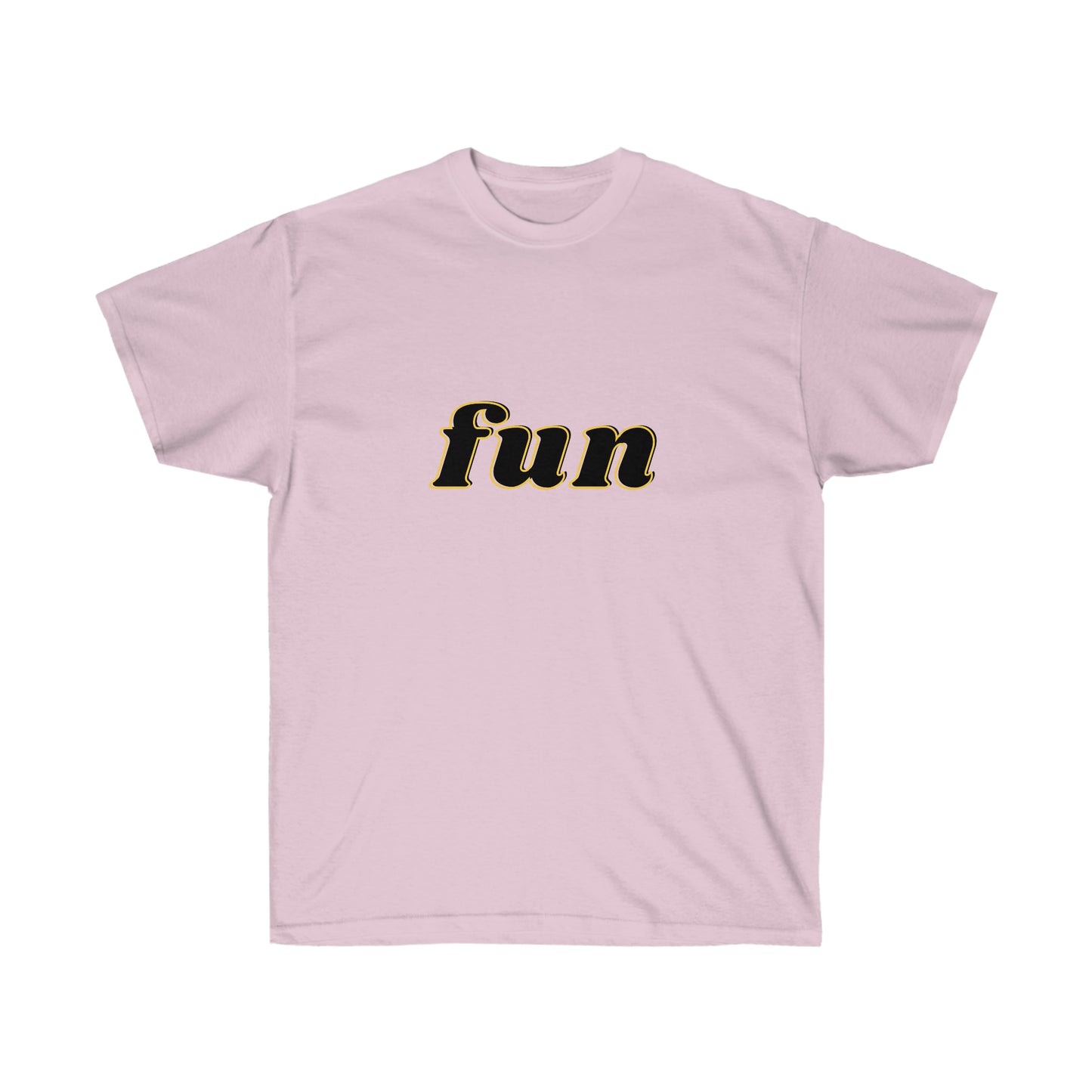 Unisex Ultra Cotton Tee fun - Black and Yellow