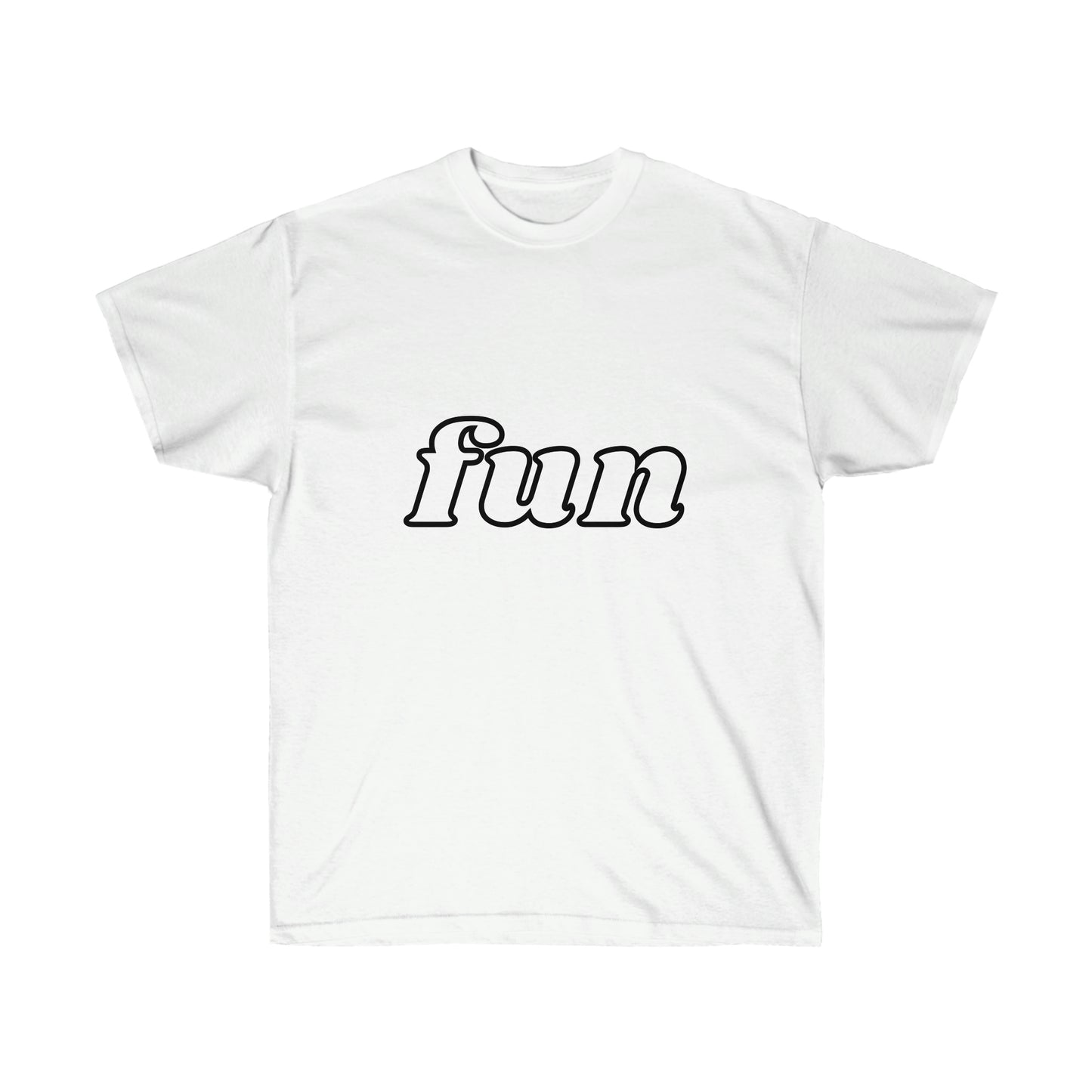 Unisex Ultra Cotton Tee fun - Black Letters
