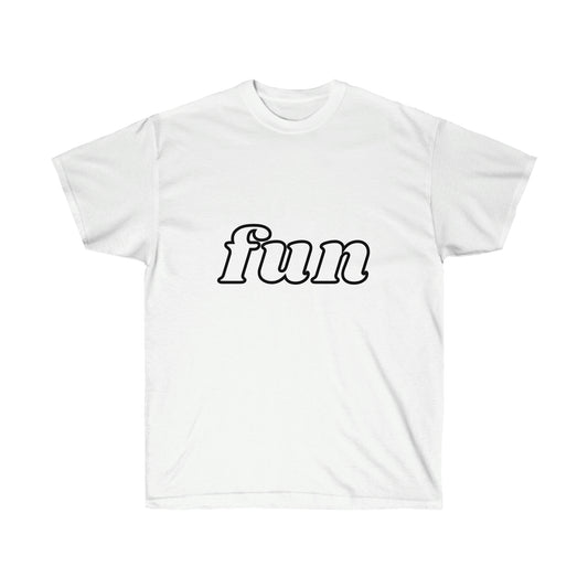 Unisex Ultra Cotton Tee fun - Black Letters