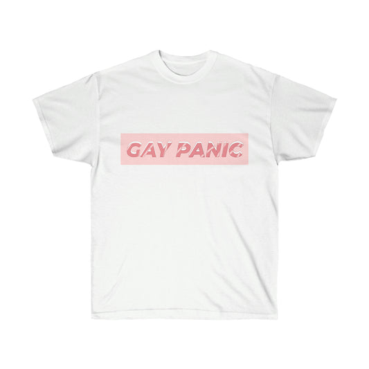 Unisex Ultra Cotton Tee Gay Panic Stripes