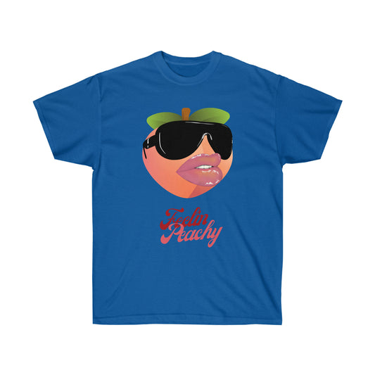 Unisex Ultra Cotton Tee, Feeling Peachy