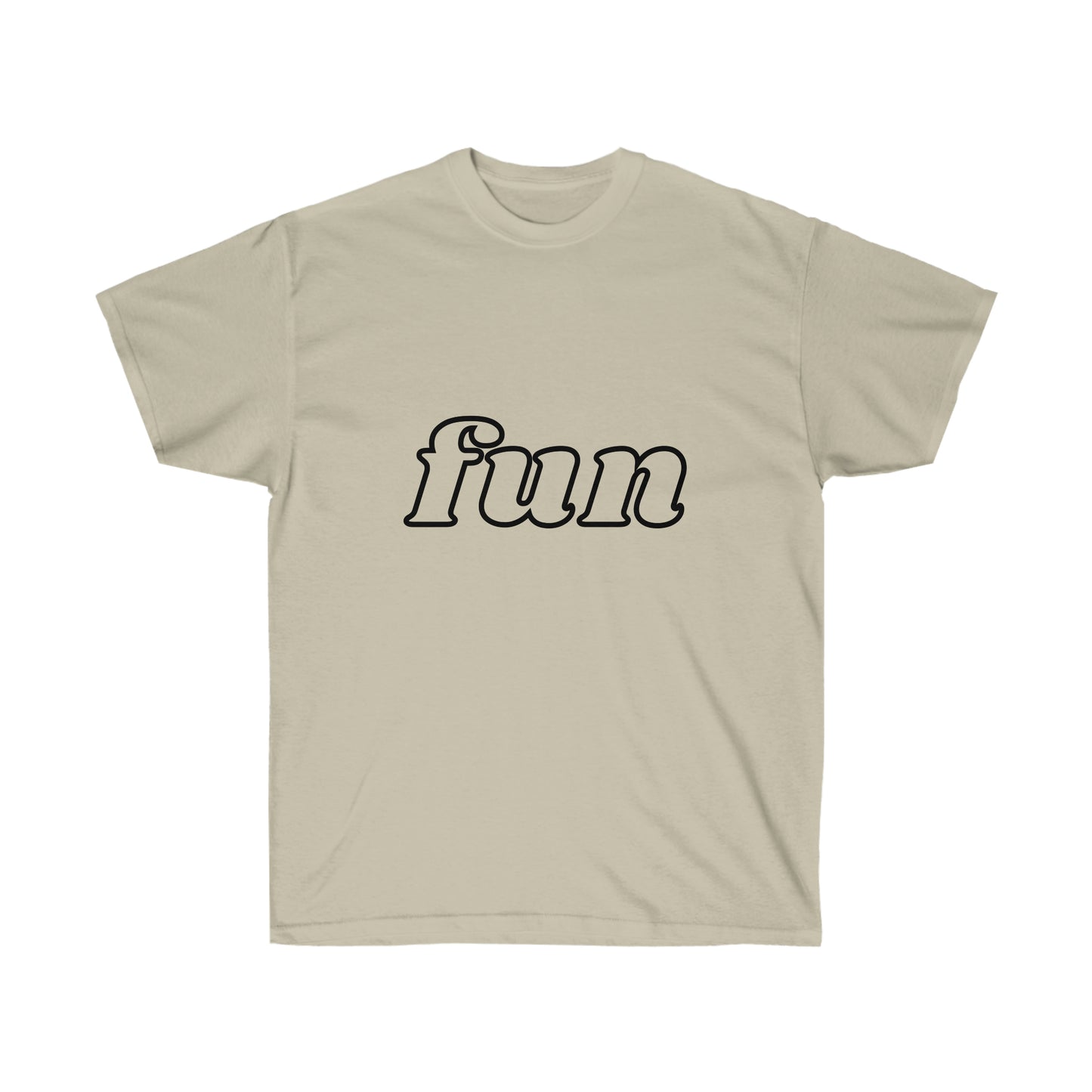 Unisex Ultra Cotton Tee fun - Black Letters