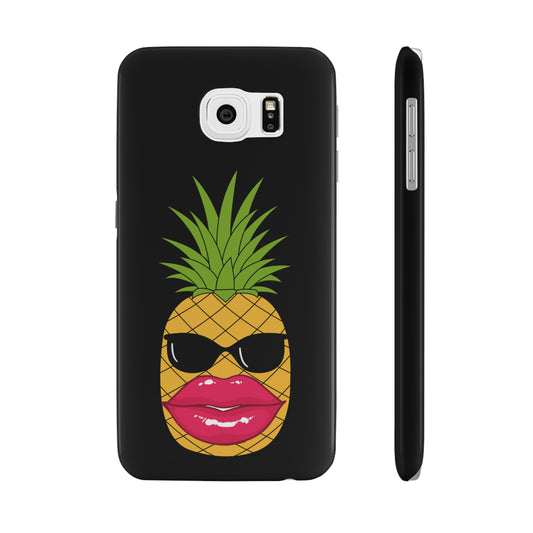 Slim Phone Cases, Case-Mate, Bougie Pineapple - Black