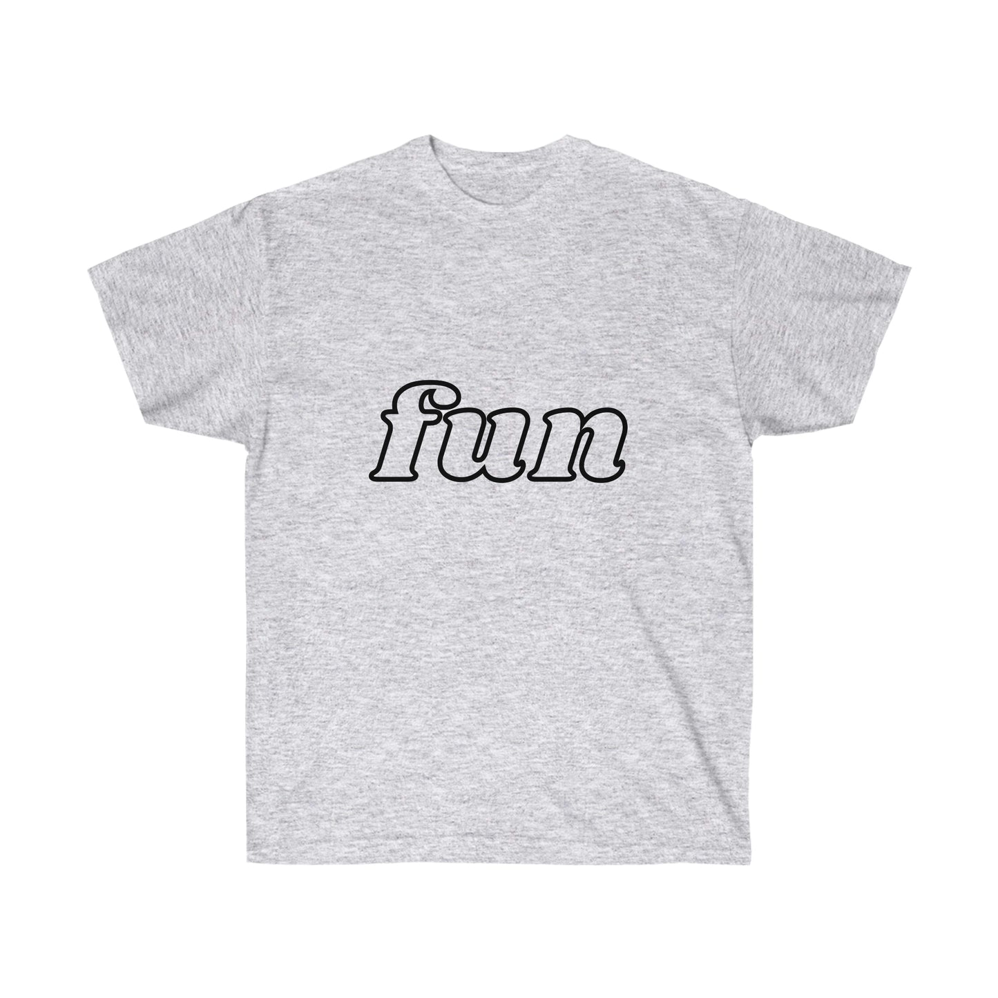 Unisex Ultra Cotton Tee fun - Black Letters